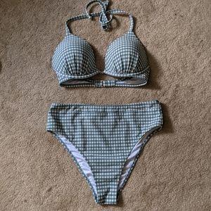 Shade & Shore Gingham bikini